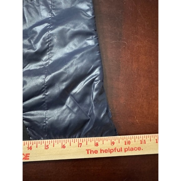 Vintage BECONTA INC. Navy Shiny Puffer Ski Pants Ladies Size M RN 23155 - Picture 8 of 11